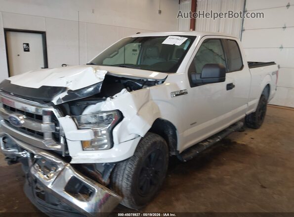 1FTEX1EP4GFA19574 2016 FORD F150 Белый Передняя левая четверть