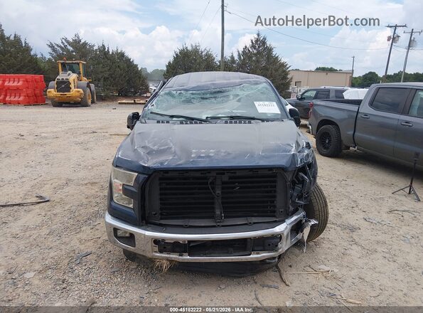 1FTEX1EP5GFD15106 2016 FORD F150 Blue Առջևի վահանակի տեսք