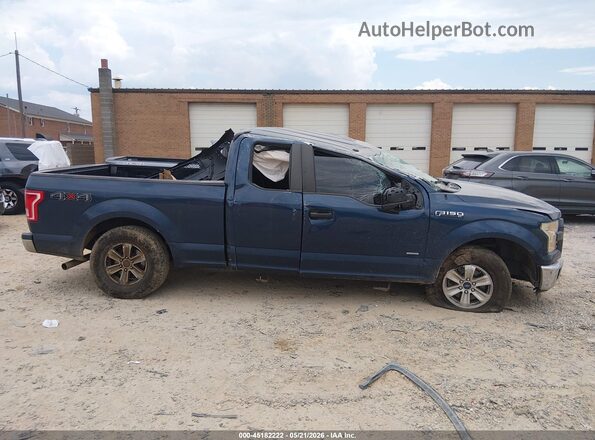 1FTEX1EP5GFD15106 2016 FORD F150 Blue Սարքավորումների վահանակի տեսք