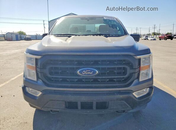 1FTEX1EP5NKD51964 2022 FORD F150 Gray 