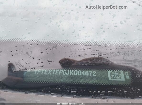1FTEX1EP6JKG04672 2018 FORD F150 Blue Engine compartment view