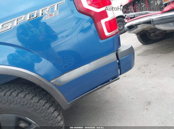 1FTEX1EP6JKG04672 2018 FORD F150 Blue 
