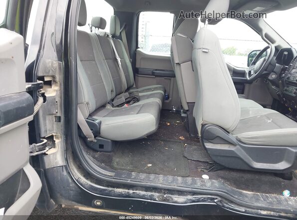 1FTEX1EP7GFD62380 2016 FORD F150 Black VIN კოდის სტიკერის ხედი