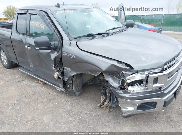 1FTEX1EP7LFB85713 2020 FORD F150 Gray Widok z przodu