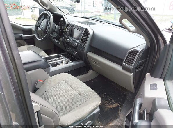 1FTEX1EP7LFB85713 2020 FORD F150 Gray Widok wnętrza z przodu