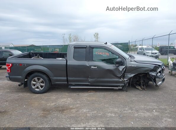 1FTEX1EP7LFB85713 2020 FORD F150 Gray Widok wnętrza z tyłu