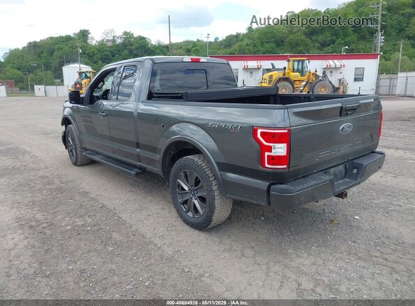 1FTEX1EP8JFC12639 2018 FORD F150 Gray Tył lewy