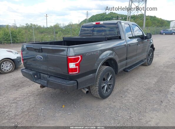 1FTEX1EP8JFC12639 2018 FORD F150 Gray Tył prawy