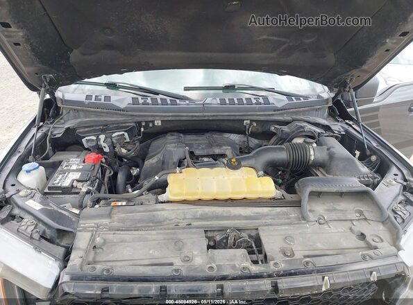 1FTEX1EP8JFC12639 2018 FORD F150 Gray Widok z tyłu
