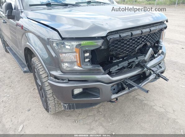 1FTEX1EP8JFC12639 2018 FORD F150 Gray 