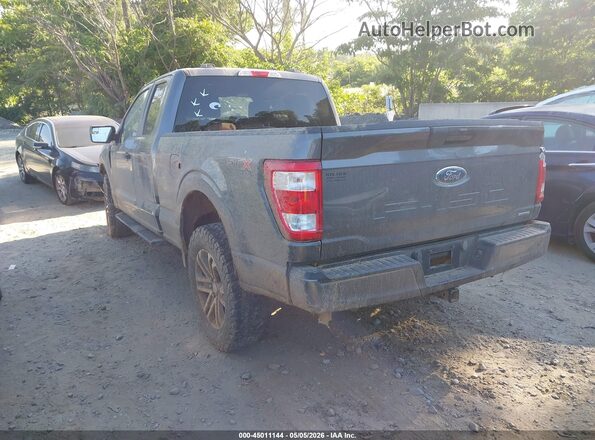 1FTEX1EP8PKE50085 2023 FORD F150 Gray Rear left