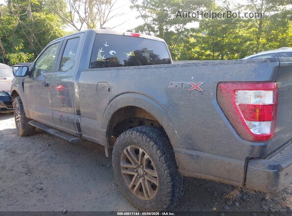 1FTEX1EP8PKE50085 2023 FORD F150 Gray 360 interior view