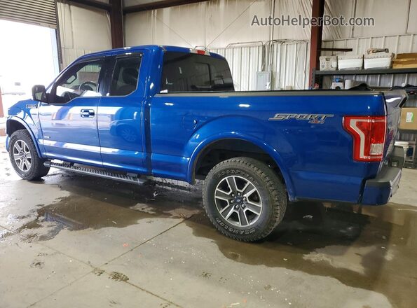 1FTEX1EP9HKC44856 2017 FORD F150 Blue 