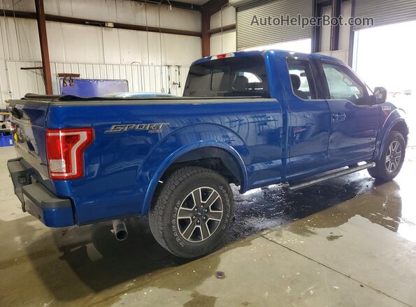 1FTEX1EP9HKC44856 2017 FORD F150 Blue 