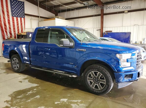 1FTEX1EP9HKC44856 2017 FORD F150 Blue 