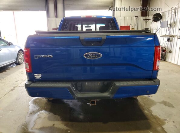 1FTEX1EP9HKC44856 2017 FORD F150 Blue 