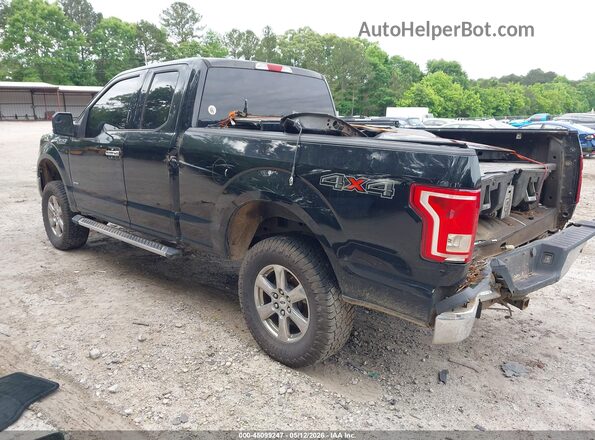1FTEX1EP9HKD62860 2017 FORD F150 Black Tył lewy