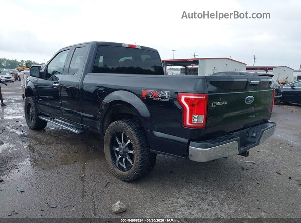 1FTEX1EPXGKE08341 2016 FORD F150 Black უკანა მარცხენა