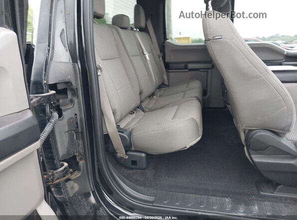 1FTEX1EPXGKE08341 2016 FORD F150 Black VIN კოდის სტიკერის ხედი