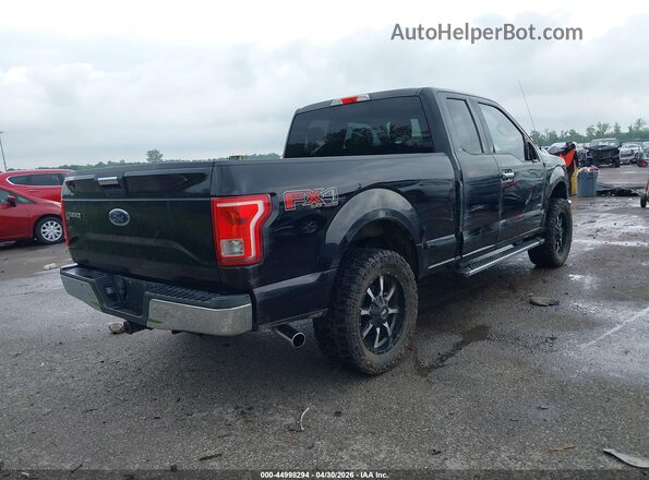1FTEX1EPXGKE08341 2016 FORD F150 Black უკანა მარჯვენა
