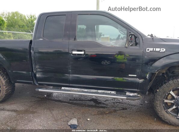 1FTEX1EPXGKE08341 2016 FORD F150 Black წინა ხედი