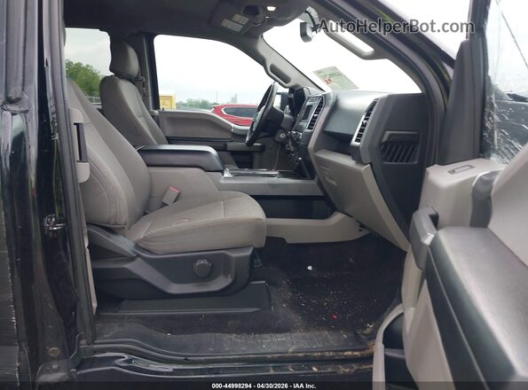 1FTEX1EPXGKE08341 2016 FORD F150 Black წინა სალონის ხედი