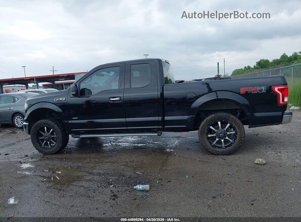 1FTEX1EPXGKE08341 2016 FORD F150 Black სალონის 360-გრადუსიანი ხედი