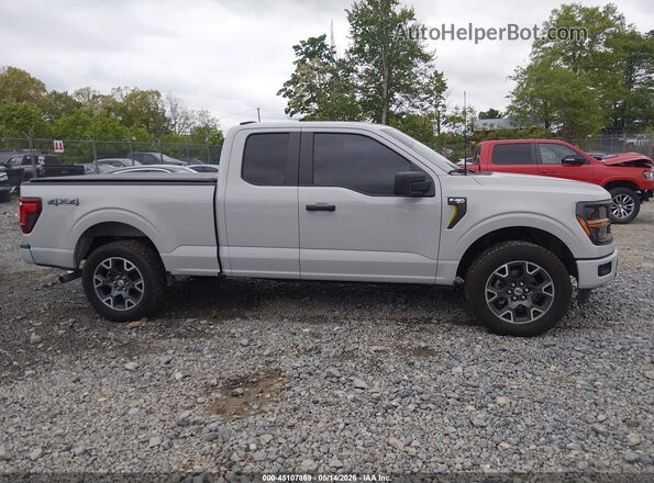 1FTEX2LP5RKD90066 2024 FORD F150 Gray Вид задньої частини салону