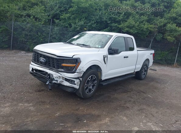 1FTEX2LP5SKD82264 2025 FORD F150 White Առջևի ձախ երեք քառորդ տեսարան