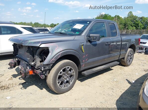 1FTEX2LP7SKD30196 2025 FORD F150 Gray წინა მარცხენა ხედი სამი მეოთხედიდან