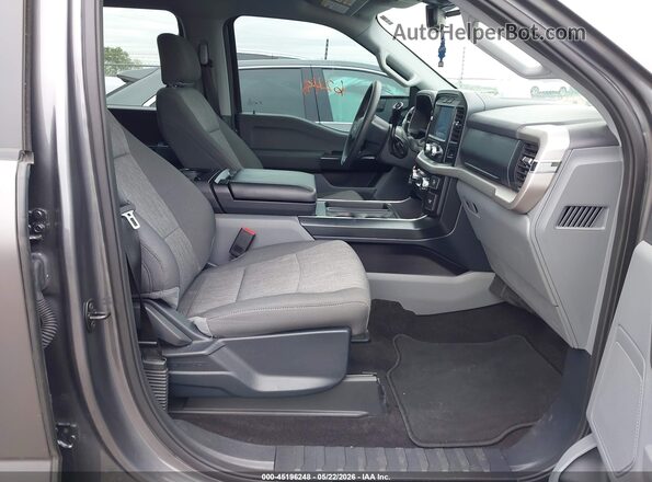 1FTFW1CD3MFB27924 2021 FORD F150 Black Вид салону спереду