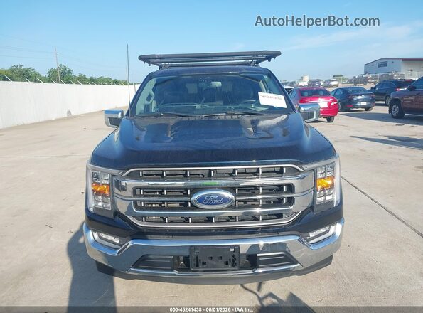 1FTFW1CD4NFB31790 2022 FORD F150 Black ხელსაწყოთა პანელის ხედი