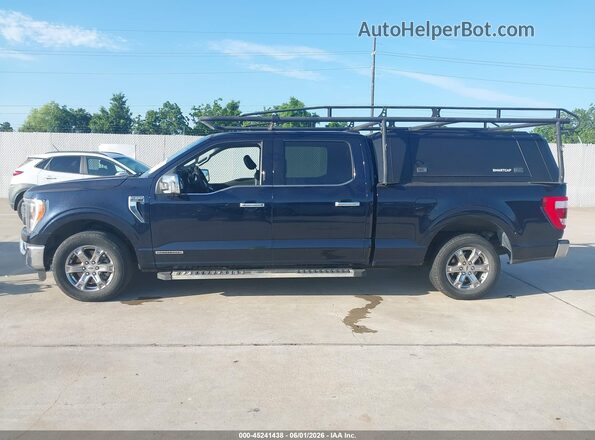 1FTFW1CD4NFB31790 2022 FORD F150 Black სალონის 360-გრადუსიანი ხედი
