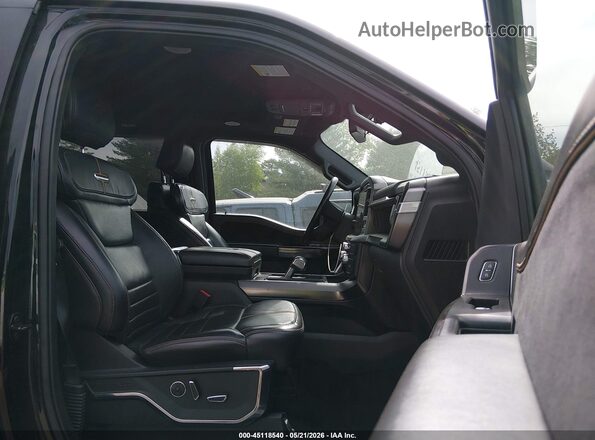 1FTFW1E10MFC52169 2021 FORD F150 Black Вид салону спереду