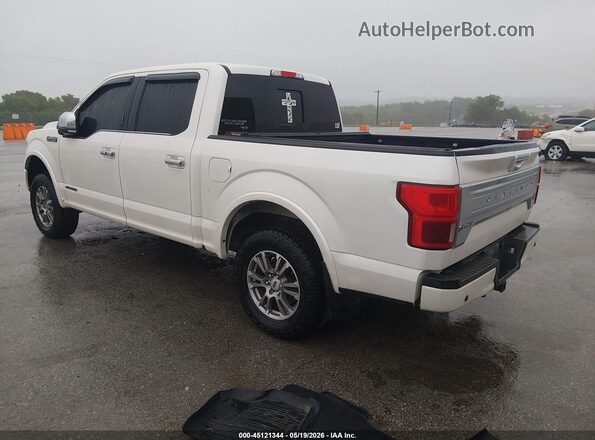 1FTFW1E17JFD28403 2018 FORD F150 White უკანა მარცხენა