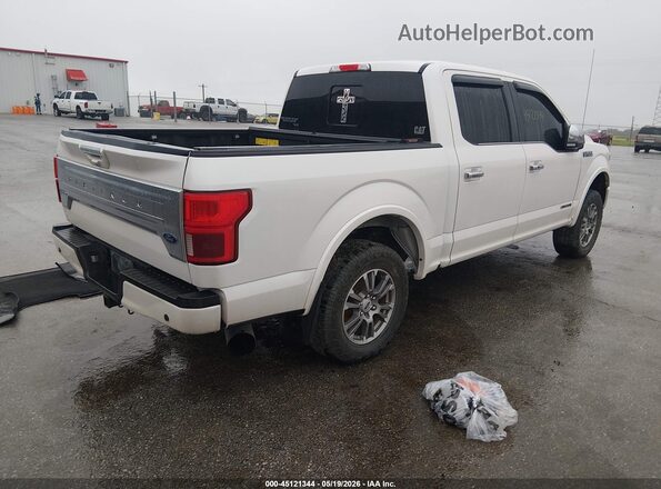 1FTFW1E17JFD28403 2018 FORD F150 White უკანა მარჯვენა