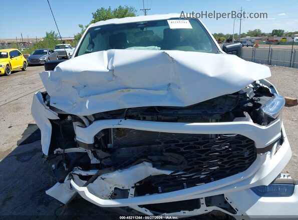 1FTFW1E50PKE76573 2023 FORD F150 White Widok deski rozdzielczej