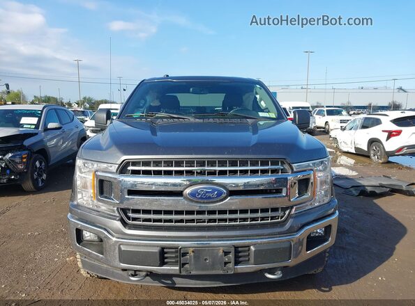 1FTFW1E52JFD18588 2018 FORD F150 Gray Vista del cuadro de instrumentos