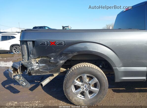 1FTFW1E52JFD18588 2018 FORD F150 Gray Vista frontal