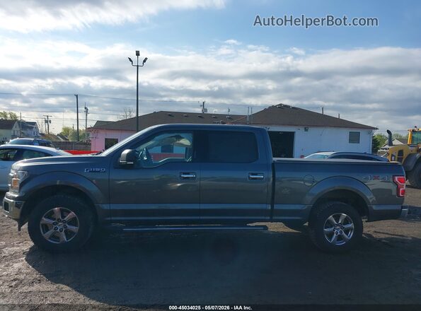 1FTFW1E52JFD18588 2018 FORD F150 Gray Vista interior de 360 grados