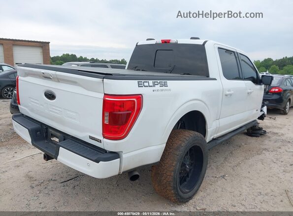 1FTFW1E52MFC82048 2021 FORD F150 White Հետևի աջ