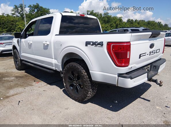 1FTFW1E53NFB72658 2022 FORD F150 White Հետևի ձախ