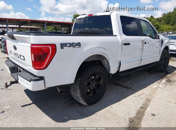 1FTFW1E53NFB72658 2022 FORD F150 White Հետևի աջ