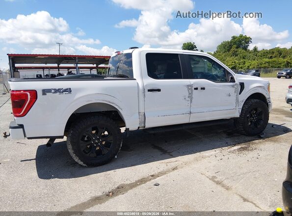 1FTFW1E53NFB72658 2022 FORD F150 White Սալոնի 360 աստիճան տեսք
