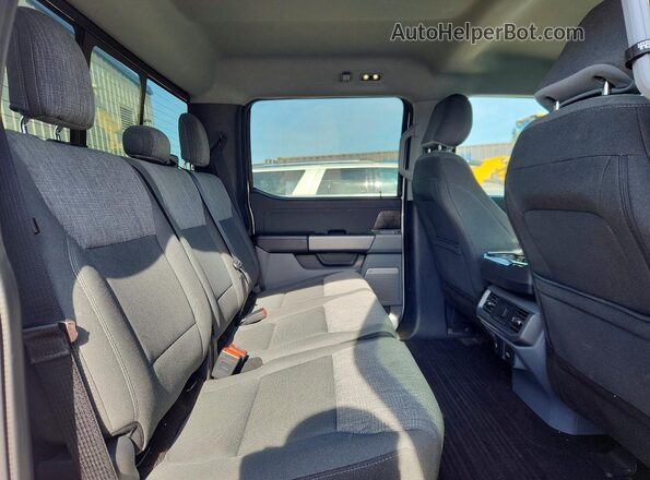 1FTFW1E56MFA84136 2021 FORD F150 White Вид задніх сидінь