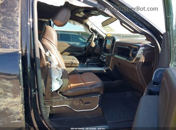 1FTFW1E56MFA99493 2021 FORD F150 Black Вид салону спереду