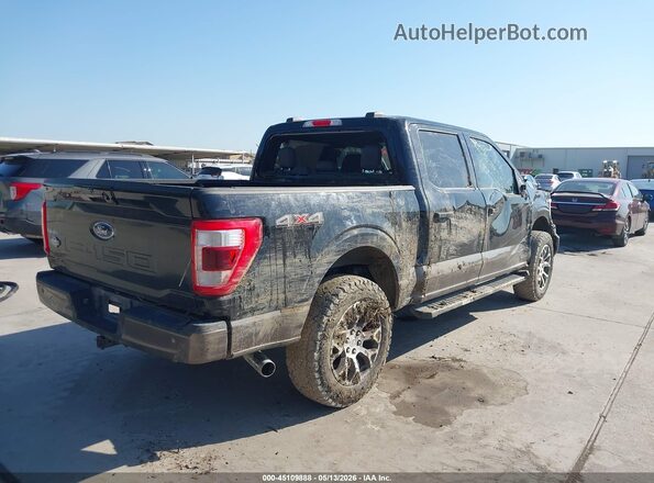 1FTFW1E56MFA99493 2021 FORD F150 Black Панорамний вид салону 360°