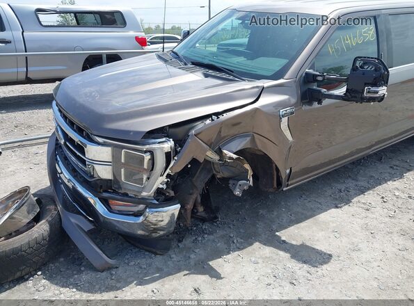 1FTFW1E56MFC01925 2021 FORD F150 Pewter Vista frontal