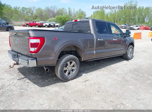 1FTFW1E56MFC01925 2021 FORD F150 Pewter Trasero derecho
