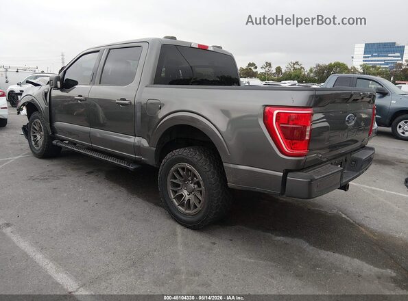 1FTFW1E57MKF09497 2021 FORD F150 Gray Rear left